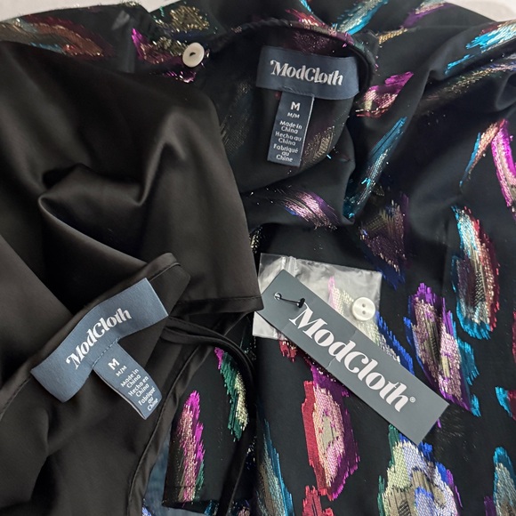 NWT Modcloth Northern Lights Dress with Multicolor Abstract Pattern - Size M - Picture 11 of 11